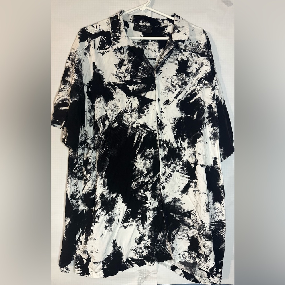 No Boundaries Men's Button Down Shirt